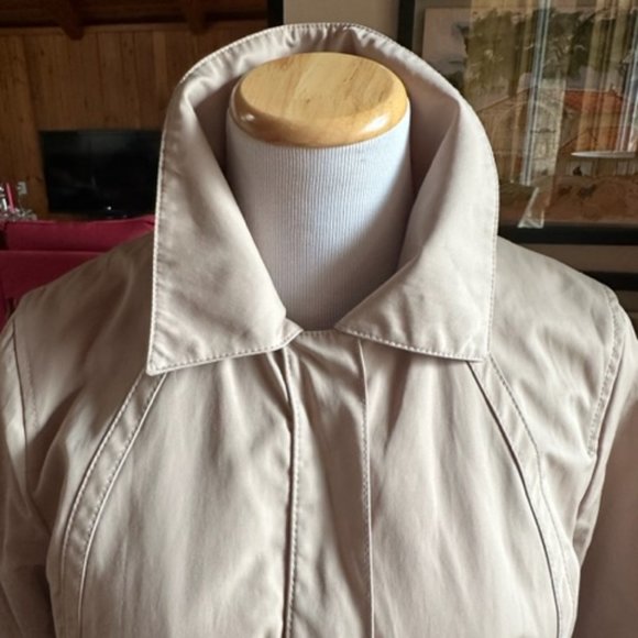 ANN TAYLOR Beige Tan Insulated All Weather Utility Jacket Parka – S - Picture 8 of 15